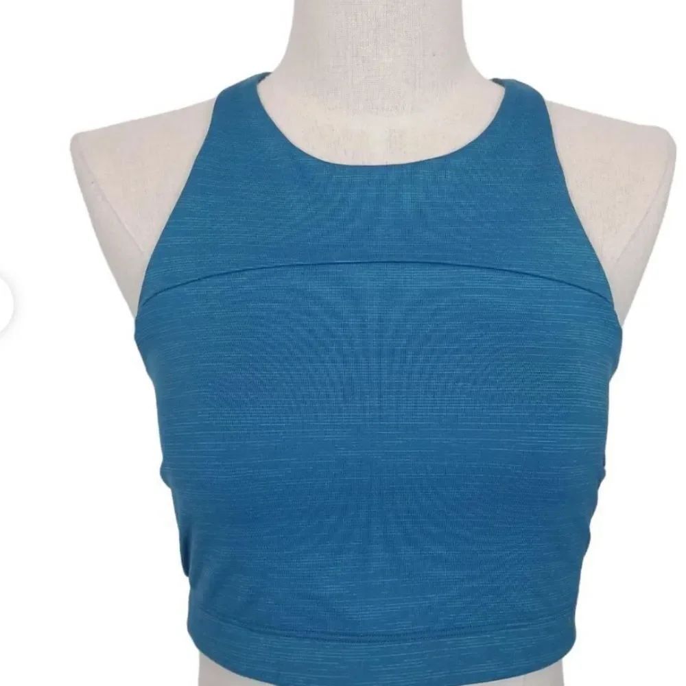 Outdoor Voices Teal Racerback Top sports bra size small